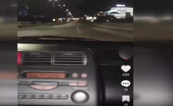 Видеоклип първоначално публикуван в ТикТок и изпратен в платформата Аз