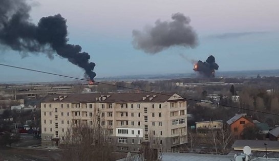 Експлозии отекнаха тази сутрин в украинската столица Киев Между 8