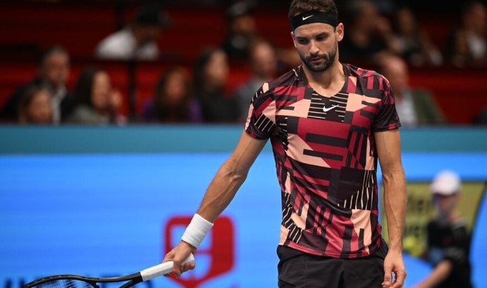 Най добрият български тенисист Григор Димитров загуби с резултат 0 2 1 6