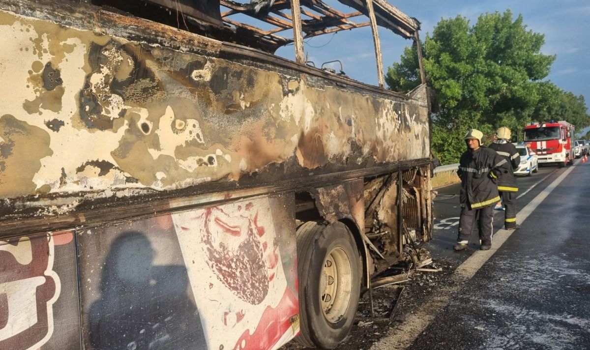 Автобус на столичния градски транспорт е горял тази сутрин на
