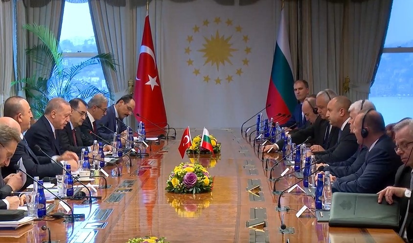 Румен Радев и президентът на Турция Реджеп Таип Ердоган се