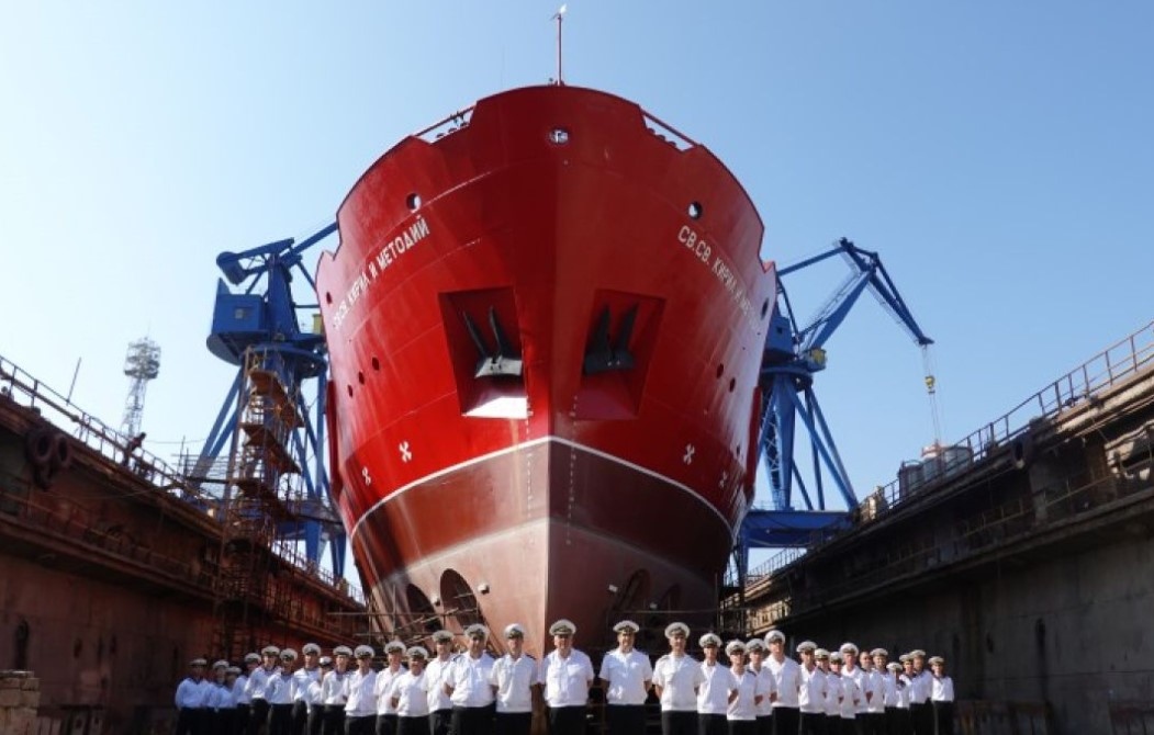 Първият български военен научно изследователски кораб Св св Кирил и Методий