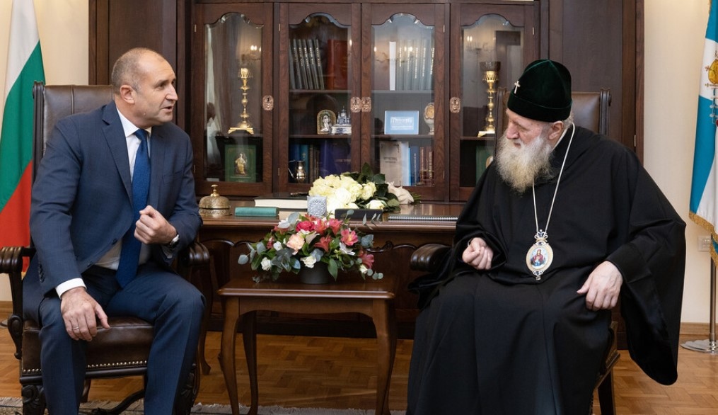 На именния си ден Негово Светейшество патриарх Неофит прие президента