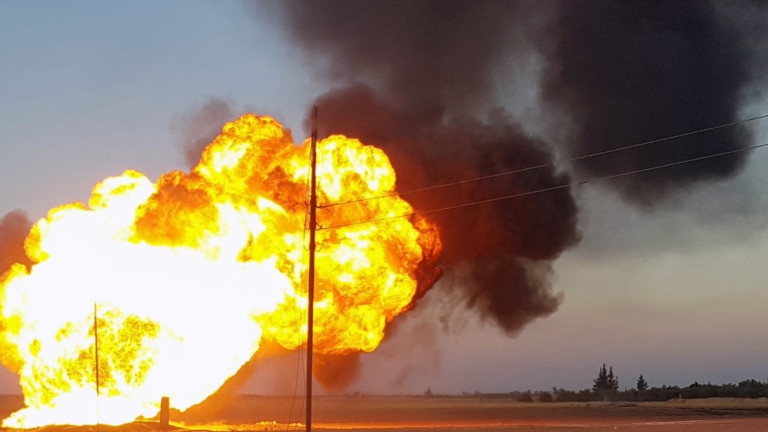 Експлозия на газопровод стана в южния турски окръг Хатай след