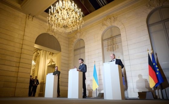 След посещението си в Лондон и Париж украинският президент Володимир