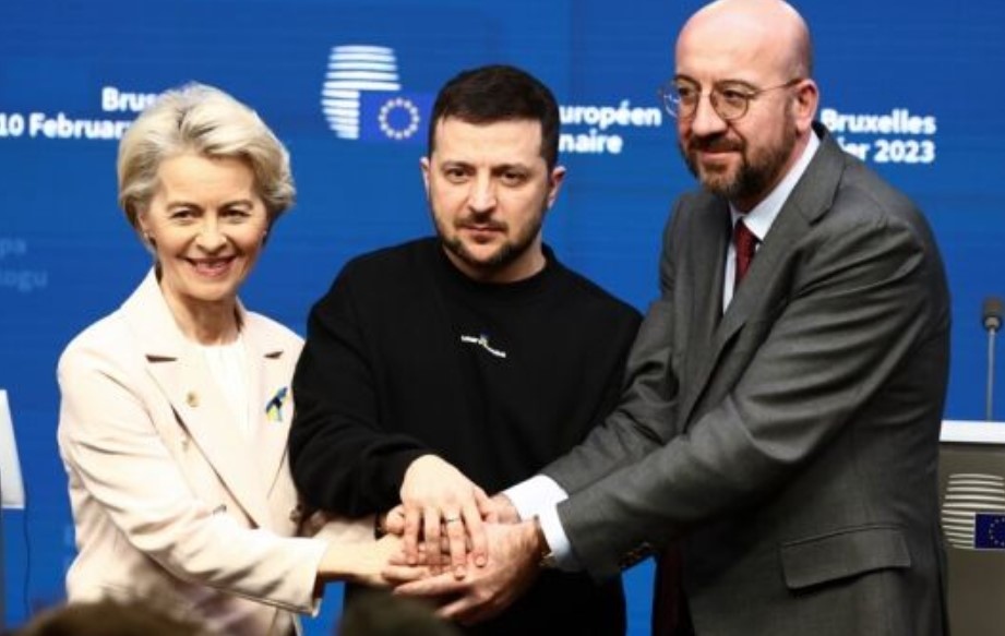 Украинският президент Володимир Зеленски каза че лидерите на няколко държави