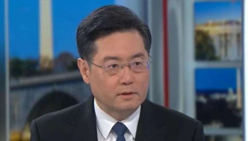 Китайският външен министър Цин Ган каза днес на пресконференция в