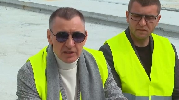 Инспекция на строителството на Хемус но не от властта а от