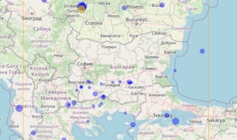 Трус с магнитуд 4.9 в Румъния