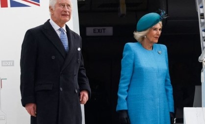 Крал Чарлз и кралица Камила кацнаха в Германия на първото си държавно