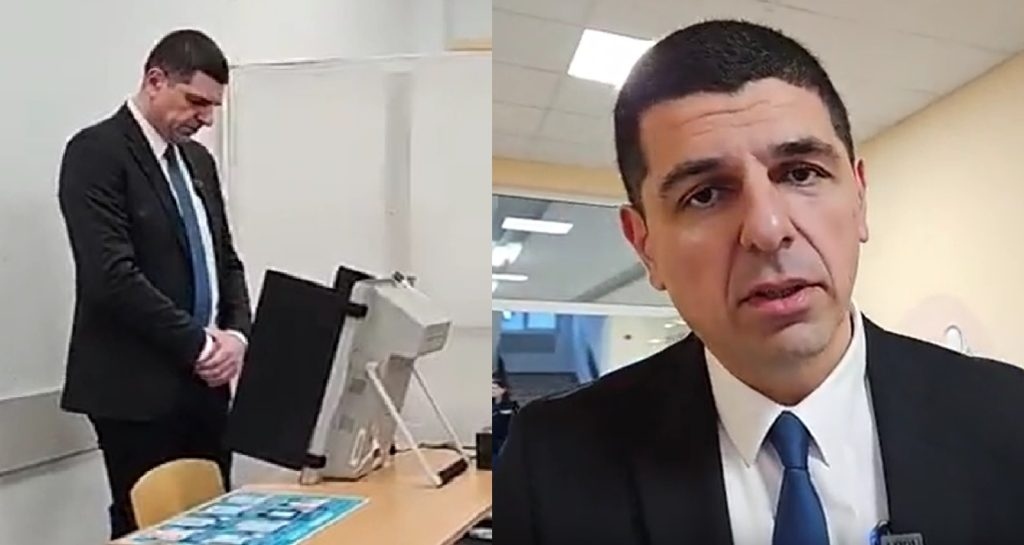 Ивайло Мирчев гласува в 7 00 ч в НПМГ Акад Л