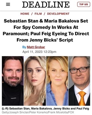 Мария Бакалова ще участва в нова шпионска комедия със Себастиан