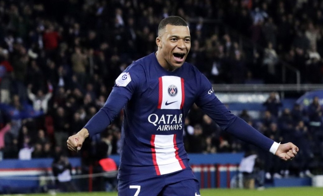 Нападателят на Пари Сен Жермен Килиан Мбапе отбеляза първото