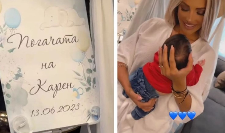 Златка Райкова отпразнува 40 дни на бебе Карен както повелява