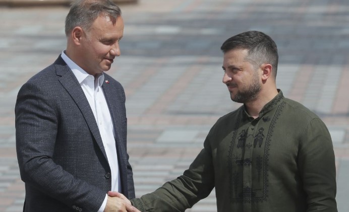 Полският президент Анджей Дуда пристигна в Киев за разговори с
