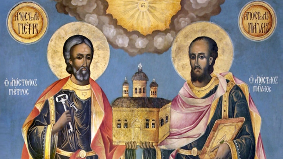 На 29 юни Православната църква почита едновременно паметта на великите