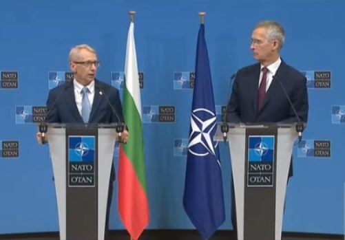 Премиерът Николай Денков се срещна с генералния секретар на НАТО