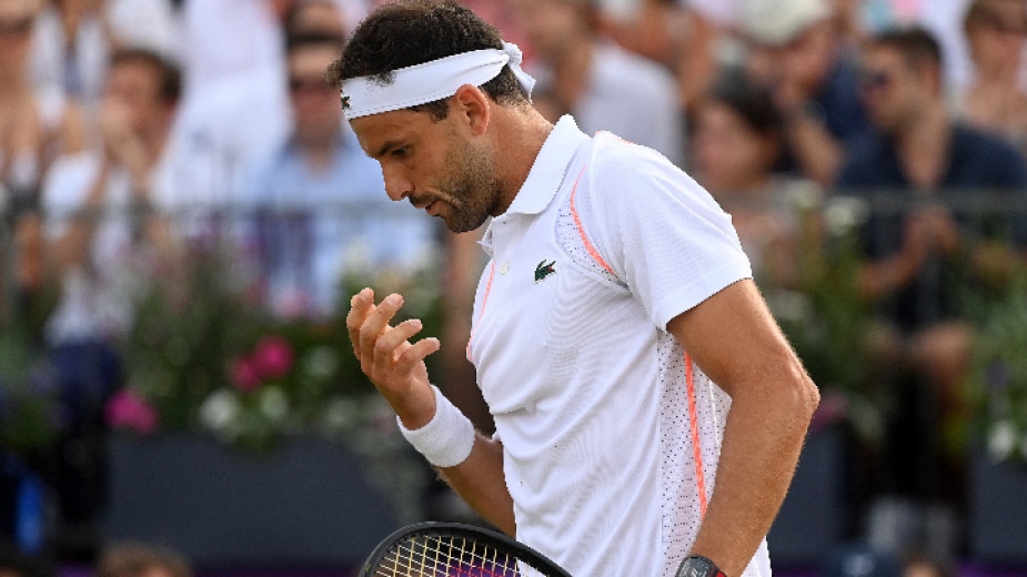 Мачът на най добрия български тенисист Григор Димитров от първия кръг