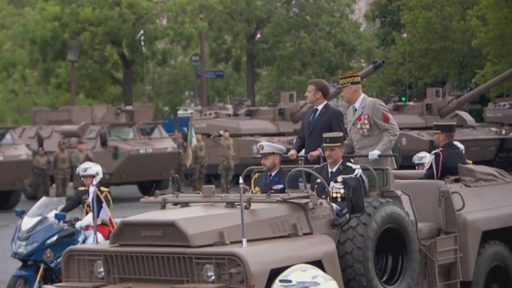 Франция чества националния си празник Денят на Бастилията На