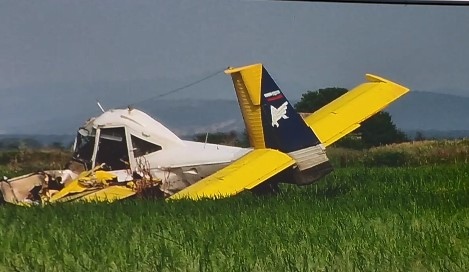 Самолет на селскостопанската авиация падна в района между радневските села