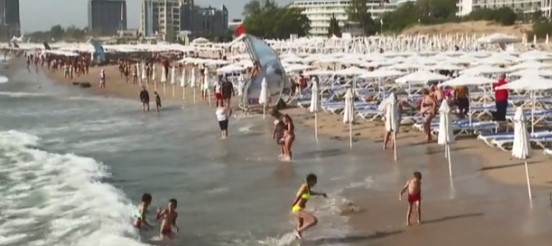 През последните седмици в курорта Слънчев бряг има истинско стълпотворение