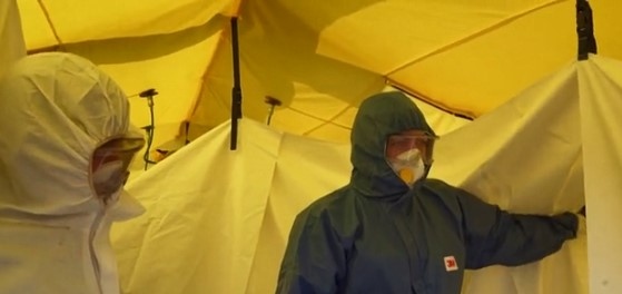 Държавните служби за извънредни ситуации на Украйна проведоха учения за