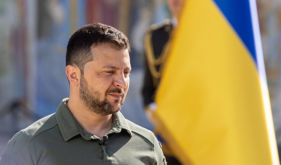 Украинският президент Володимир Зеленски пристигна в Нидерландия Това бе отразено