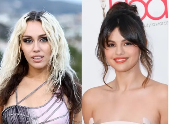 Звездите на канала Дисни Майли Сайръс и Селена Гомес ще