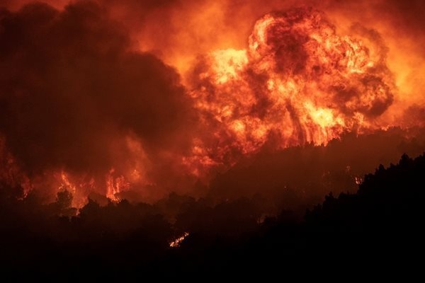Пожарът над село Хвойна се разраства съобщиха от Община Чепеларе Когато