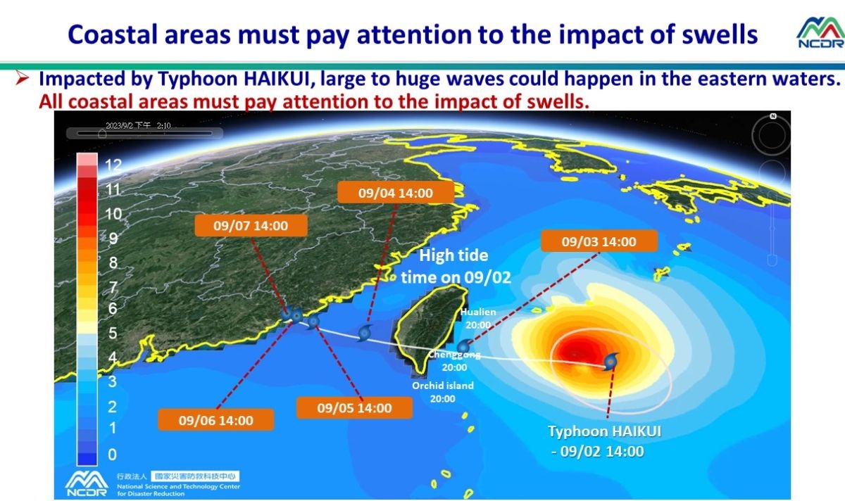 Тайван отмени вътрешните си полети а почти три хиляди негови
