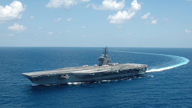 Втора бойна група със самолетоносач се насочи към Източното Средиземноморие Като част