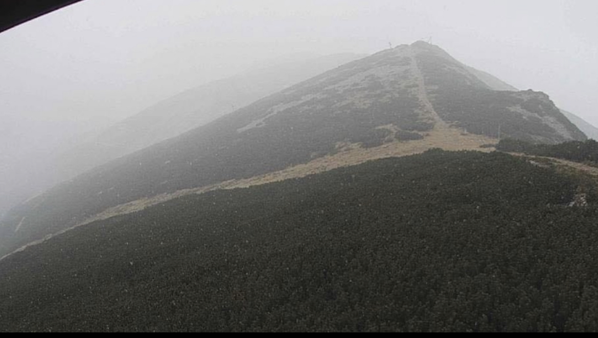 Сняг падна на места по високите части в страната Във