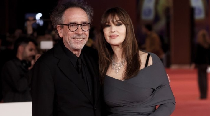 Моника Белучи и Тим Бъртън не скриха любовта и привързаността