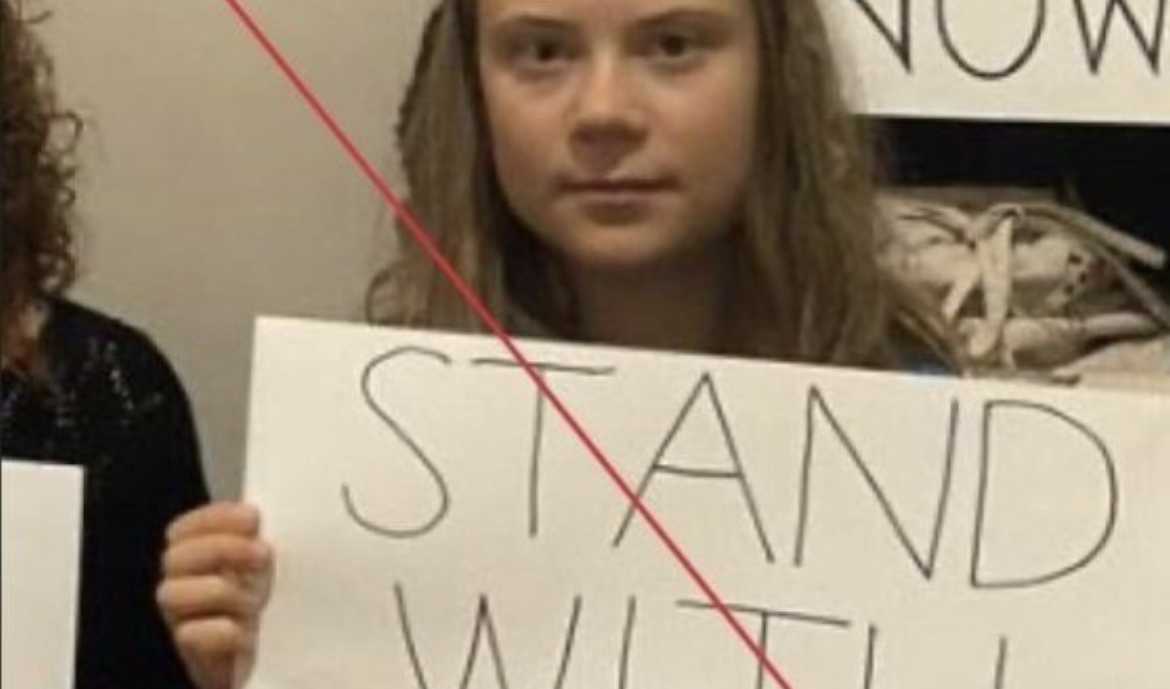 Публикация на Грета Тунберг в социалната мрежа X бивш Туитър