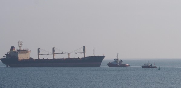 Корабокрушение източно от нос Шабла Руски търговски кораб фериботът