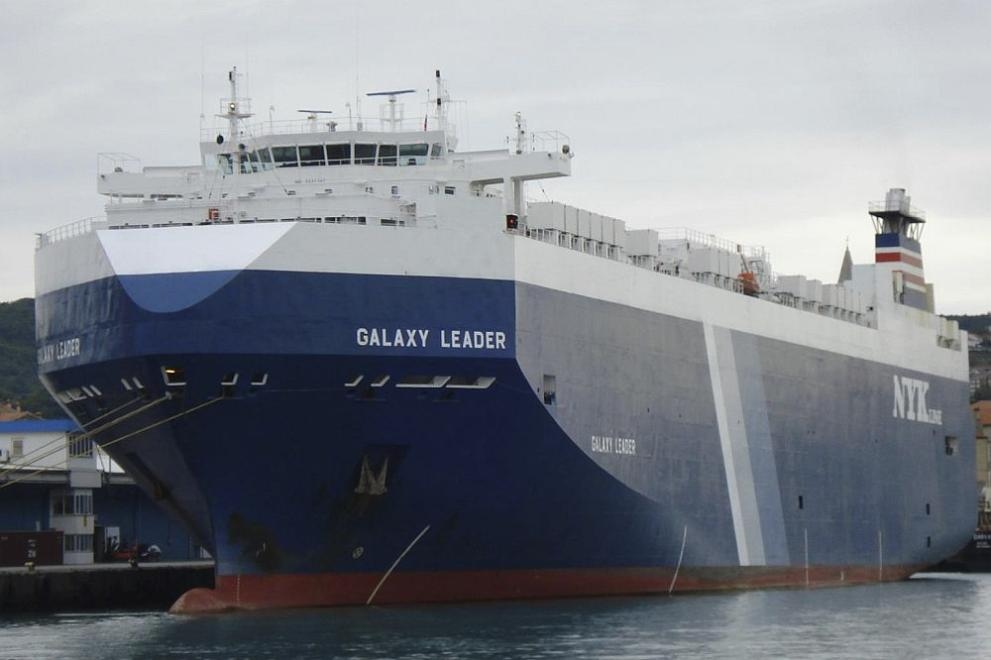 Търговският кораб Галакси лийдър който беше отвлечен от йеменските бунтовници