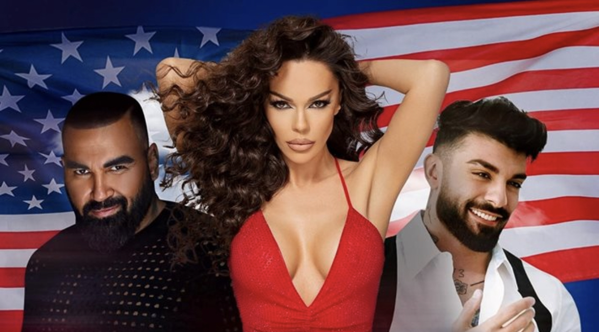 На мега турне в САЩ тръгва звездното чалга трио Азис