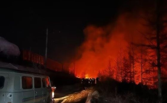 Снимка: Украйна обяви, че е успяла да взриви руски влакове и железопътна линия в Сибир