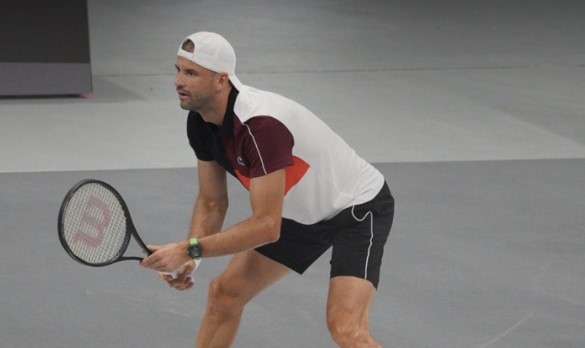 Григор Димитров започна тренировки преди участието си на тенис турнира
