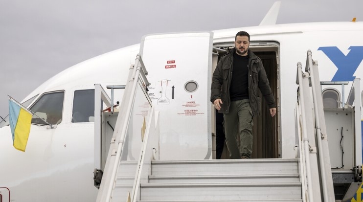 Украинският президент Володимир Зеленски съобщи че е пристигнал на работно