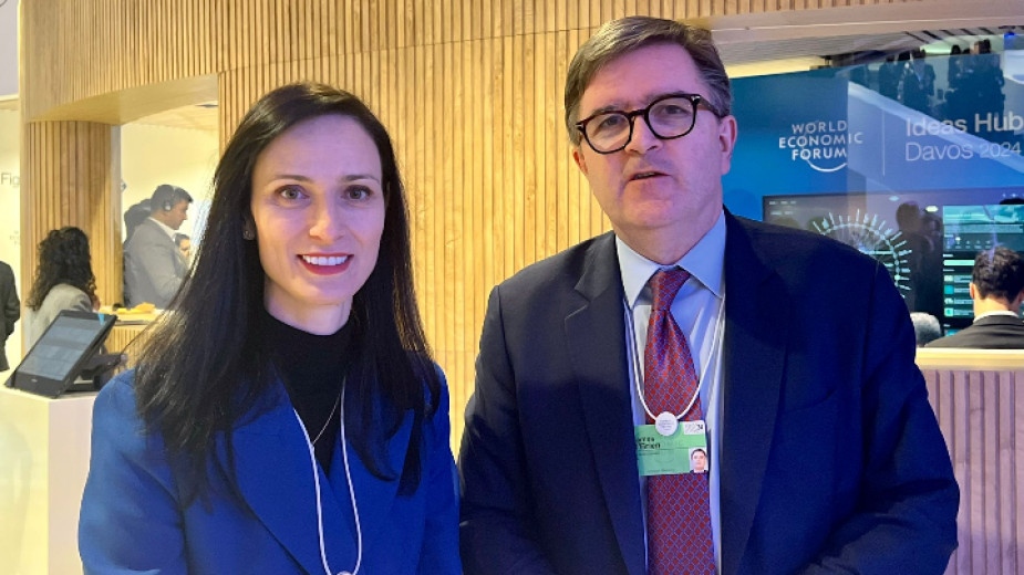 В рамките на Световния икономически форум в Давос Мариел Габриел
