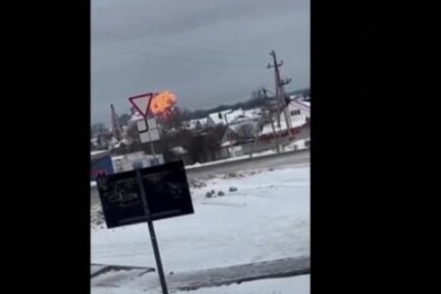 Руски военнотранспортен самолет Ил 76 се е разбил в южната част