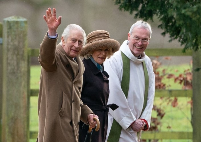 Британският крал Чарлз III направи първата си публична изява след