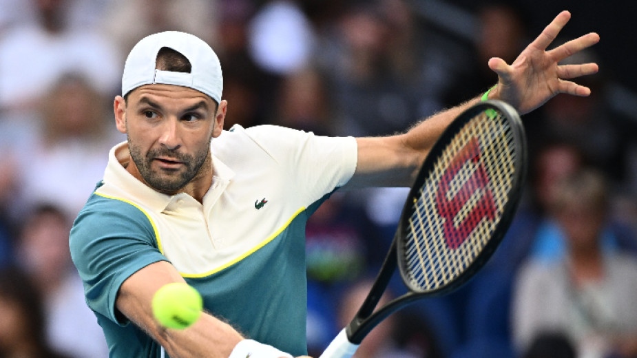 Григор Димитров който е втори поставен в схемата на турнира