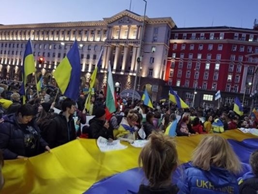 В столицата се организира шествие под наслов Украйна Две години