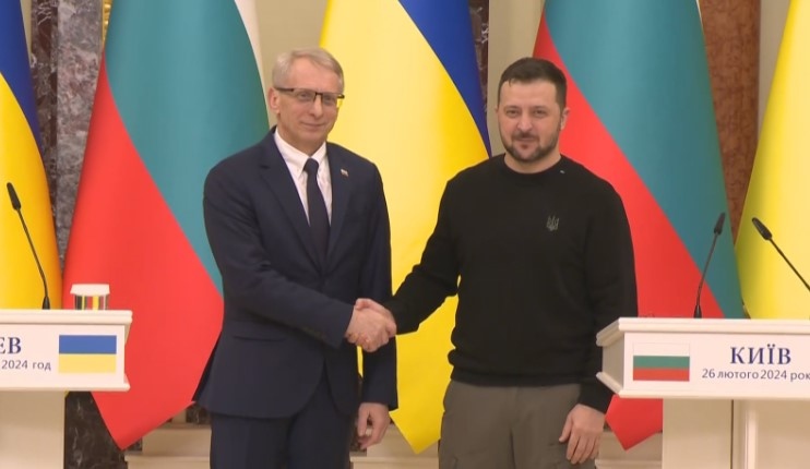 Премиерът Николай Денков се срещна с украинския президент Володимир Зеленски