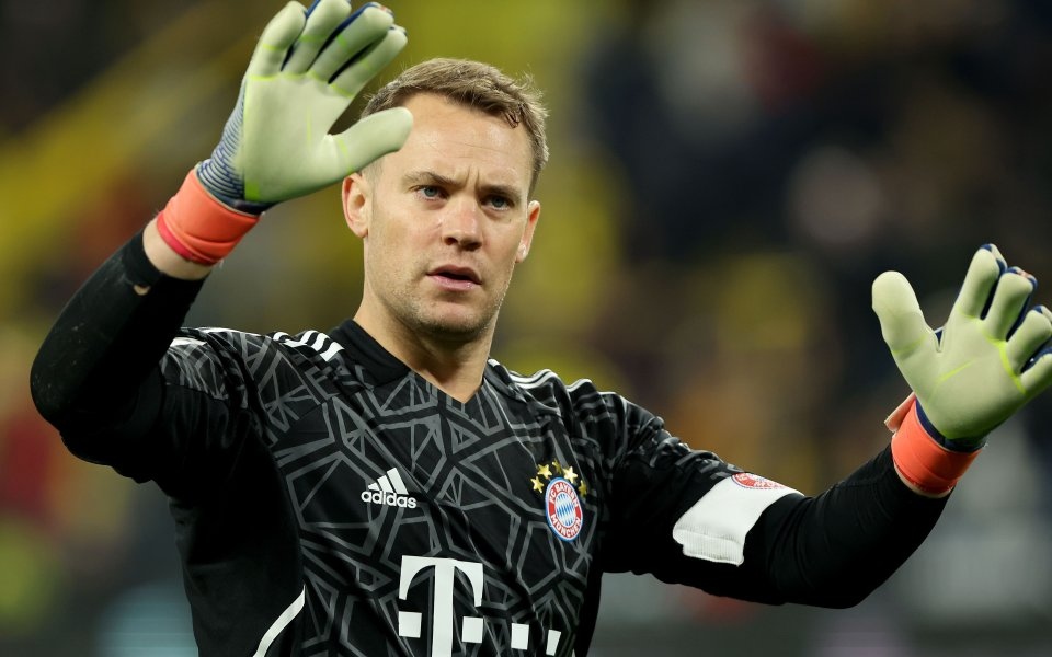 Вратарят на Байерн Мануел Нойер изравни рекорд на Шампионската лига