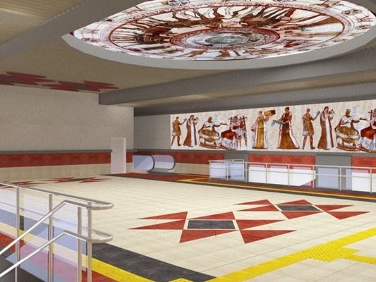 Участъкът от три километра на софийското метро от жк Хаджи