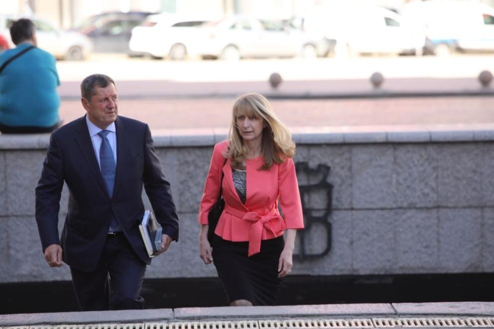 Зам председателите на Сметната палата Горица Грънчарова Кожарева  и Тошко Тодоров разговаряха