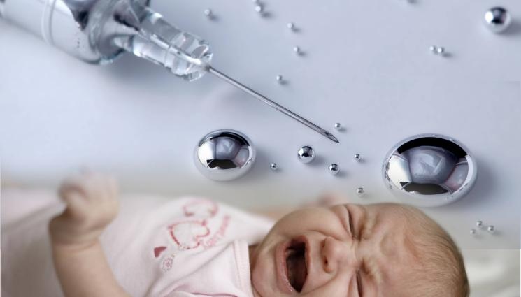 Баща инжектира живак в краката на едногодишната си дъщеря за